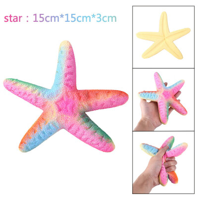 

YIWULANew Simulation Star Slow Rising Collection Squeeze Stress Reliever Toy