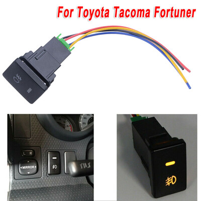 

Auto Black Fog Lights On Off Switch Button Parts For Toyota FJ Cruiser 2007-2014
