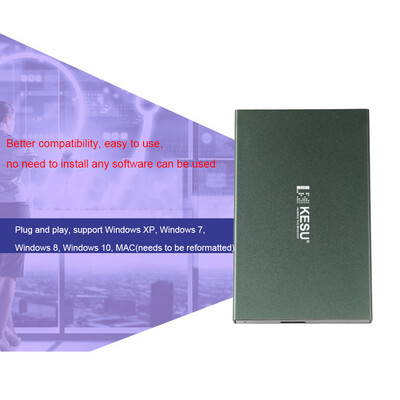 

Portable External Hard Drive USB 30 40G60G80G120G160G250G320G500G1T2T HDD External HD Hard Disk for PCMac Blue 1T