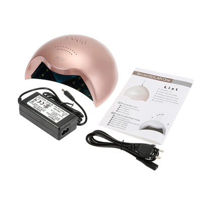 

Abody 2642W LED UV Lamp Nail Dryer Professional Fingernail & Toenail Gel Curing Machine Nail Light 100-240V Pink UK Plug