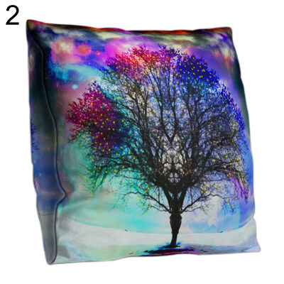 

Double-sided Printed Tree Map Star Sky Pillow Case Cushion Cover Sofa Bed Decor