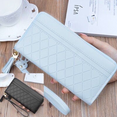 

Large Capacity Women Wallet Zipper Long Wallet Casual Clutch Card Holder Wallet Money Clip Coin Purse