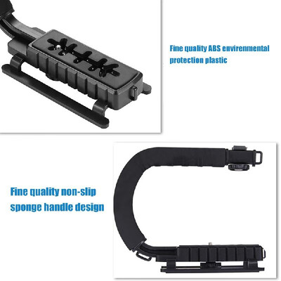 

PULUZ U-Shaped Camera Bracket Portable Handheld Video Handle DV Bracket Stabilizer Kit for All SLR Cameras&Home DV Camera