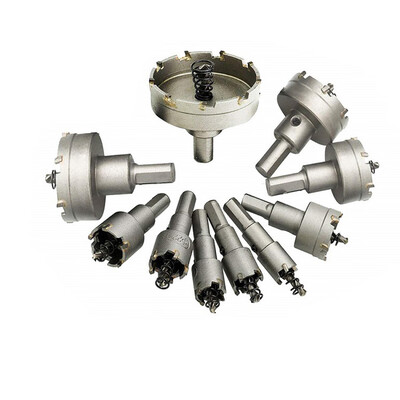 

10PCSSet 16-50MM Stainless Steel High Speed Steel Hole Opener Carbide Reamer Bit Kit Thick Steel Plates Opener