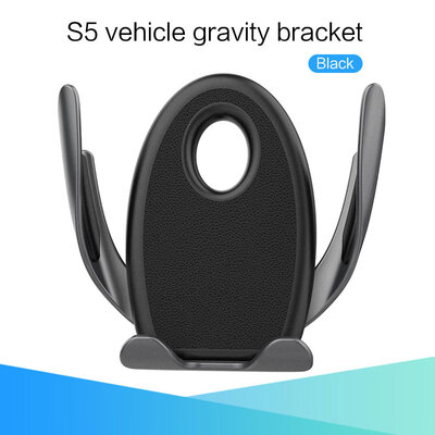 

Universal S5 Car Phone Holder Air Vent Clip Cell Phone Mount Hands Free Cradle 360 Degree Rotation Gravity Induction Stand
