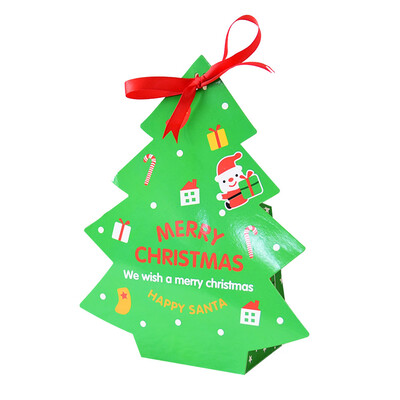 

Toponeto Christmas Paper Gift Bag Candy Carrier Xmas Present Candy Cookies Boxes