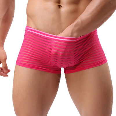 

Tailored Mens New Style Stripe Underwear Soft Breathable Knickers Short Sexy Briefs
