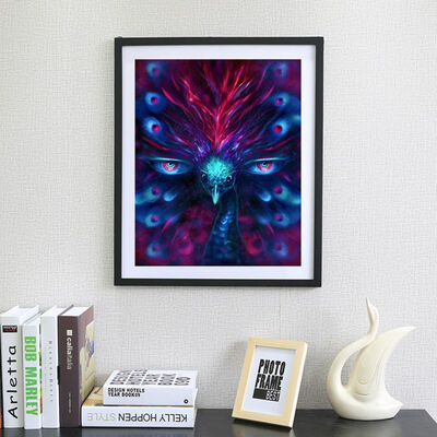 

Frameless Psychedelic Pattern 5D DIY Diamond Painting Cross Stitch Craft Kit Paint by Number Kits for Adults Kids Full Diamond