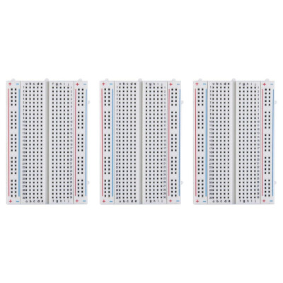 

3PCS 400 tie-points breadboard 4 power rails for Arduino Jumper Wire