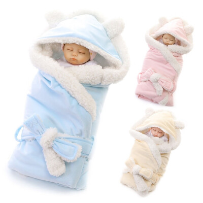 

Fashion Winter Autumn Newborn Baby Blanket Swaddle Swaddling Blanket Sleep Sack Stroller Wrap Warm Sleeping Blanket