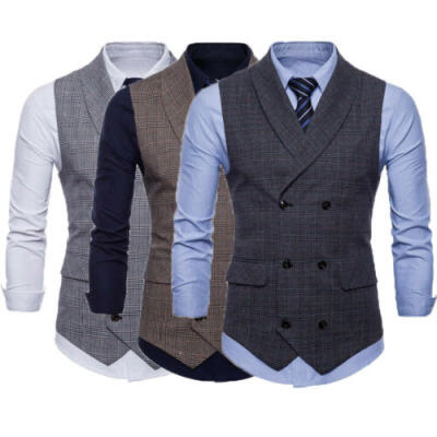 

New Men Formal Business Slim Fit Dress Vest Suit Tuxedo Waistcoat Gracious SP