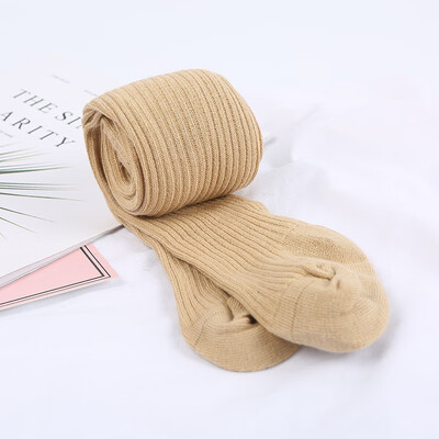 

Cute Toddler Kid Baby Girls Ribbed Stockings Cotton Warm Pantyhose Solid Tights