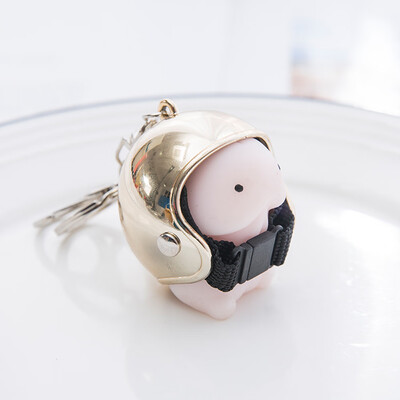 

Tailored Dingding Toy Helmet Cute Keychain Squeeze Stress Reliever Prank Toy BU