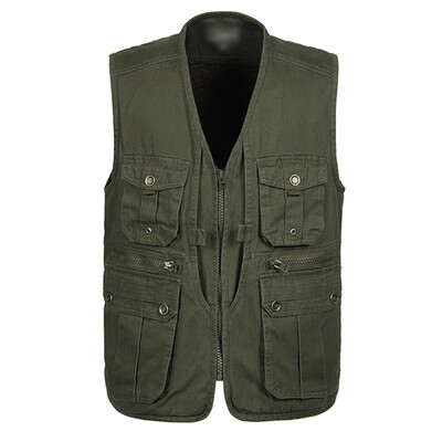 

Fishing Vest Multi Pockets Quick Drying Jacket Lightweight For Hiking Camping