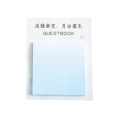 

Toponeto Gradient Color Series Self-Adhesive Memo Pad Sticky Notes Bookmark School Office