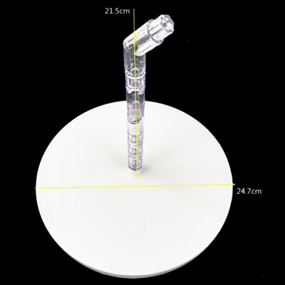 

Unique Plastic Cake Stand Set Adjustable Cake Stand Household Cake Decoration Stand DIY Baking Tool For Kitchen