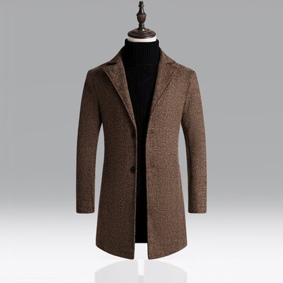 

Toponeto Mens New Winter Style Fashionable Warm Snowflake Windbreaker Coat Pure Coat