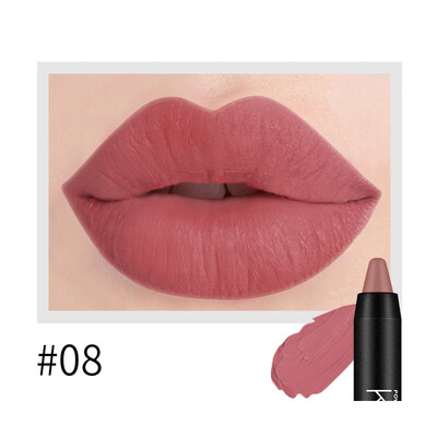 

Hot Sale Matte Lipstick Pencils Matte Cosmetics Lip Nude Beauty Women Makeup Red Color Waterproof Lip Lipstick Lips Cosmetics