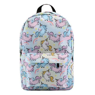 

Back To School New Backpack Unicorn Flamingo Printed Students Schoolbag Teenager Backpack Women Girl Holiday Travel Backpack