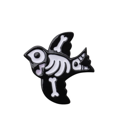 

Creative Cat Bird Rabbit Enamel Brooch Pins Punk Metal Badges For Clothes Denim Lapel Pins Jewelry Gifts