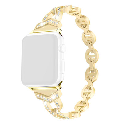 

〖Follure〗Replacement Crystal Metal Watch Band Wrist Strap For Apple Watch Series 4244mm