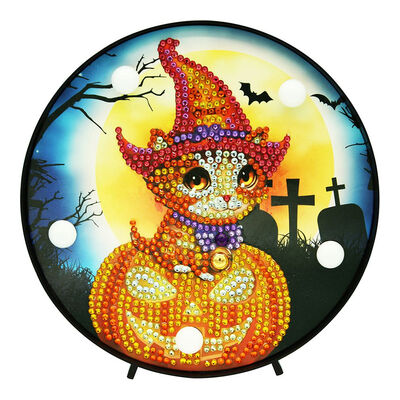 

BoshILun Light DIY Night Light Diamond Painting Round Decoration Christmas Day Decoration Crafts Home Decoration