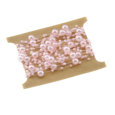

Ochine Lines Artificial Pearls Beads Garland Flowers Wedding Decorations Foods Beige WhitePink Sale