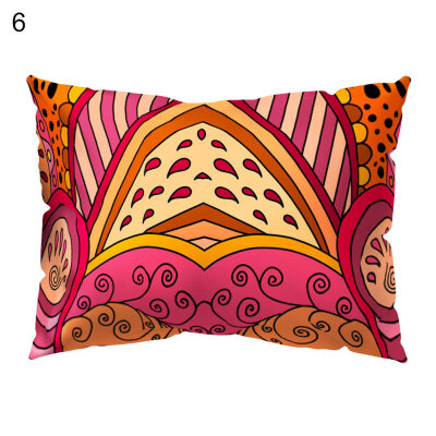 

Colorful Irregular Printed Throw Pillow Case Cushion Cover Sofa Bed Home Decor