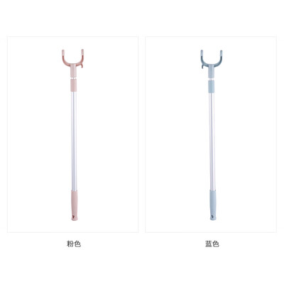 

Ting good aluminum alloy support rod telescopic stainless steel clothes fork pole clothes fork TH4103