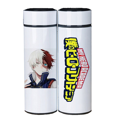 

CAR-TOBBY Anime My Hero Academia 350ml Thermos Vacuum Cup Water Bottle Mug Cosplay Gift