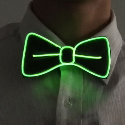 

Halloween Luminescent Bow Tie Night Light LED Party Novelty Gift Decoration Bow Tie Halloween Accessories