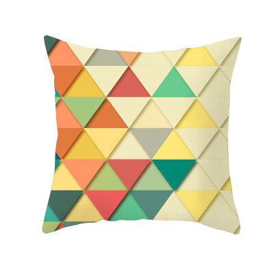 

〖Follure〗Geometric Print Polyester Square Pillow case Sofa Throw Cushion Cover Home Decor