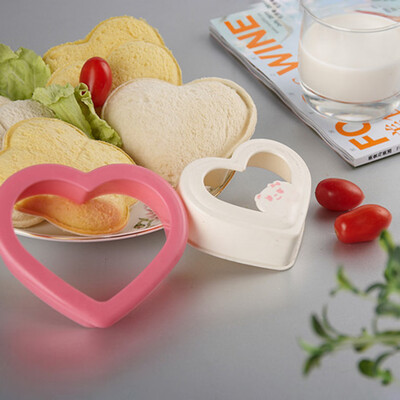 

Lovely Heart Shape Children Rice Ball Mould Sandwich DIY Tool Kitchen Accessories Cute Rice Roll Mold