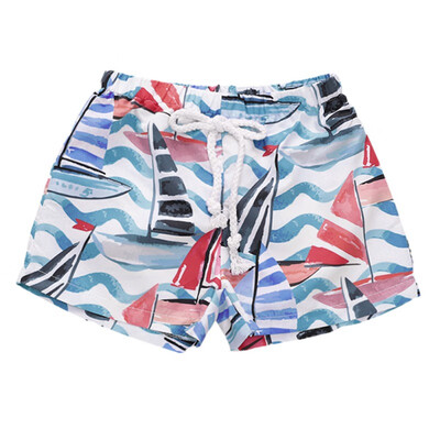

Cool Kids Baby Boys Print Shorts Casual Beach Pants Kids Swim Trunk Swimsuit Beach Shorts Childrens Clothing 1-5T