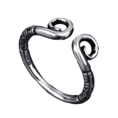 

Love You Ten Thousand Years of Tight Hoop Curse Have Pattern Lovers Ring
