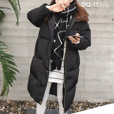 

Toponeto Women Casual Long Thick Loose Bread Coat Winter Jacket Cotton Clothes