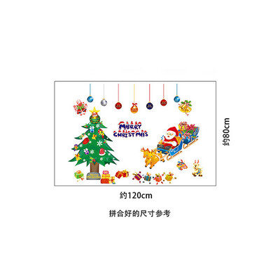

3D Wall Window Stickers Christmas Festival Decoration 3D Wall Stickers Children Room Decoration