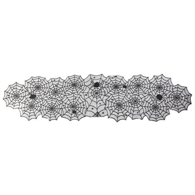 

Spider Web Net Black Halloween Tablecover Lace Halloween Easter Festival Tablecloth For Parties Event Decor&Dinner Home Decor