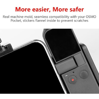 

Ulanzi OP-1 OSMO Pocket Fixed Stand Holder with ST-02 Universal Adjustable Phone Holder Kit for DJI OSMO Pocket for iPhone Samsung