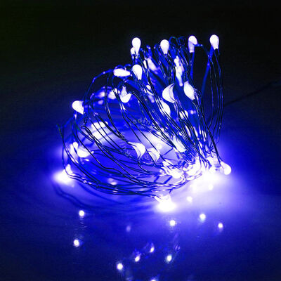 

DengZhan 10M 100LED 3AA 45V Battery Powered Waterproof Decoration Led Copper Wire Lights String