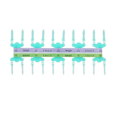 

80Pcs Interdental Wedges Dental Plastic Wedges Disposable Teeth Diastema Filling Auxiliary Tool