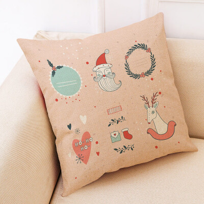 

Tailored Christmas Home Decor Cushion Cover Graffi Style Throw Pillowcase Pillow Covers