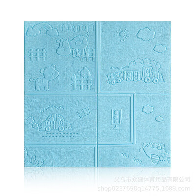 

3D Three-dimensional Wall Sticker Foam Waterproof European Style Wallpaper Self-adhesive Wall Decoration Sticker