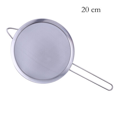 

Toponeto 7 Sizes Stainless Steel Wire Fine Mesh Oil Strainer Flour Sifter Sieve Colander
