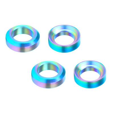 

Titanium Alloy Brake Bicycle Bike Cycling For MTB Concave &Convex Gaskets