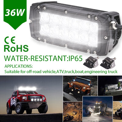 

Tomshine 120W 40 LEDs 8400LM DC10-30V Off-road Light Bar IP65 Water-resistant Flood Spot Combo Beam for Jeep SUV Cars Trucks Tract