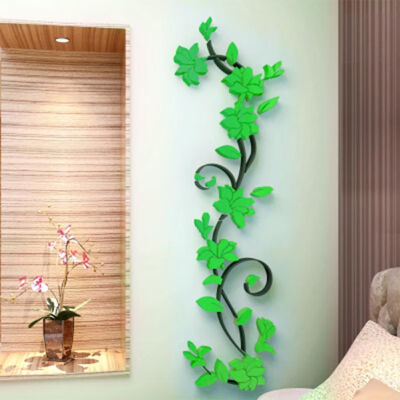 

Wall Stickers 3D Romantic Rose Flower Wall Sticker Removable Decal Room Vinyl For Home Bedroom Decoration