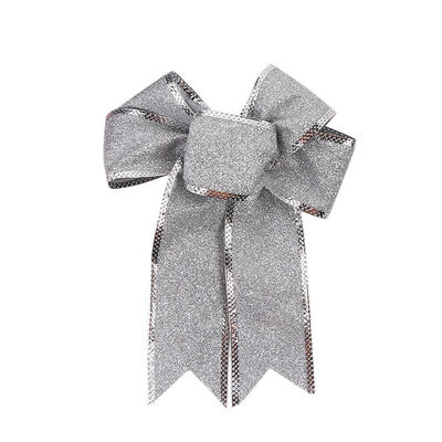 

Christmas Decoartive Bows DIY Xmas Tree Hanging Bowknot Pendant Drop Ornaments Wedding Party Holiday Decorations