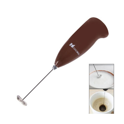 

Electric Milk Frother Automatic Milk Foam Maker for Bulletproof Coffee Matcha Stainless Steel Whisk Battery Operated Mini Drink Mi
