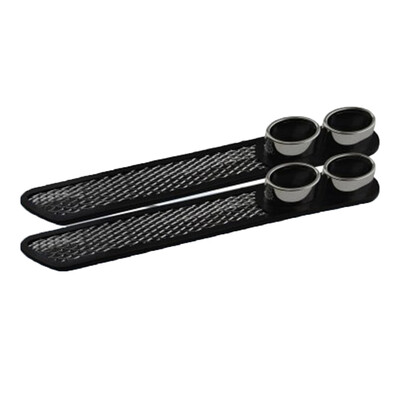 

2pcs Car Auto Tail Grid Simulation Exhaust Pipe Tube Vent Double Cylinder Decorative Sticker